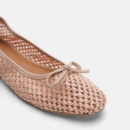 Women's Powder Belly Braided Flat Women's Ballerinas F322