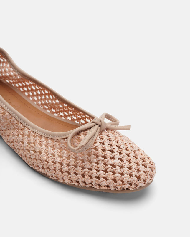 Women's Powder Belly Braided Flat Women's Ballerinas F322