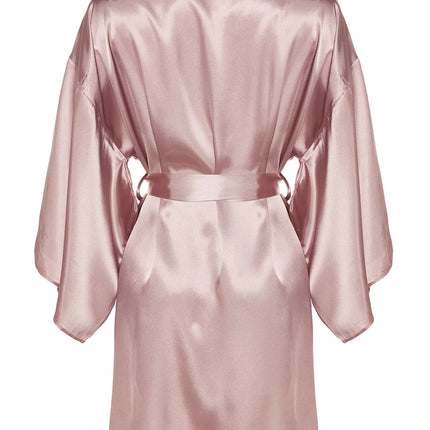 Powder Belted Satin Woven Dressing Gown