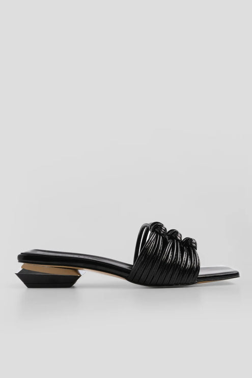 Tinda Women's Heeled Slippers Black -960