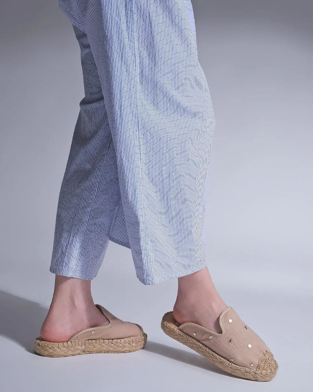 Tospe Stoned Daily Jute Espadrille Slippers بيج ●12