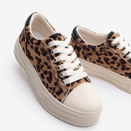 Women's Sneaker Thick Sole Leopard -288