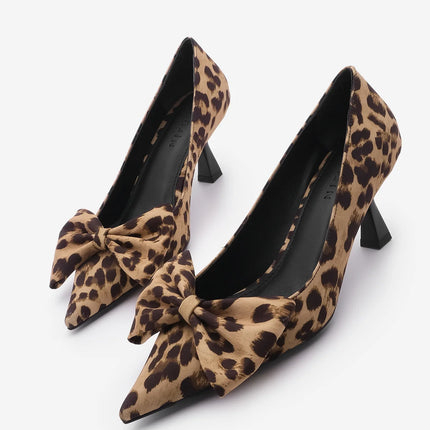 Women's Stiletto Heeled Shoes Esilas - Leopard 567