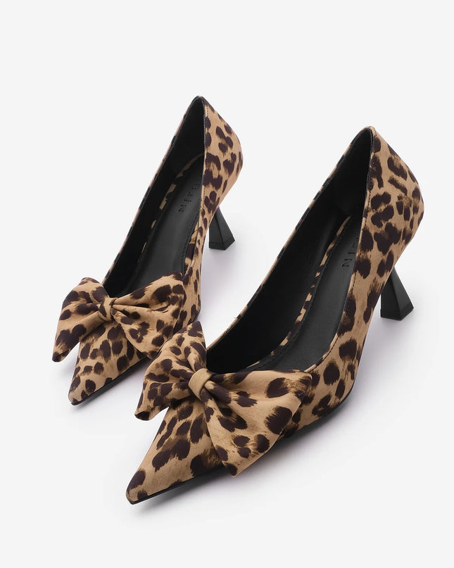 Women's Stiletto Heeled Shoes Esilas - Leopard 567