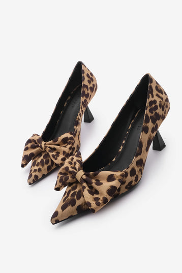 Women's Stiletto Heeled Shoes Esilas - Leopard 567