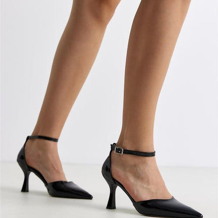 Alara Women's Heeled Shoes Black Patent Leather 458║