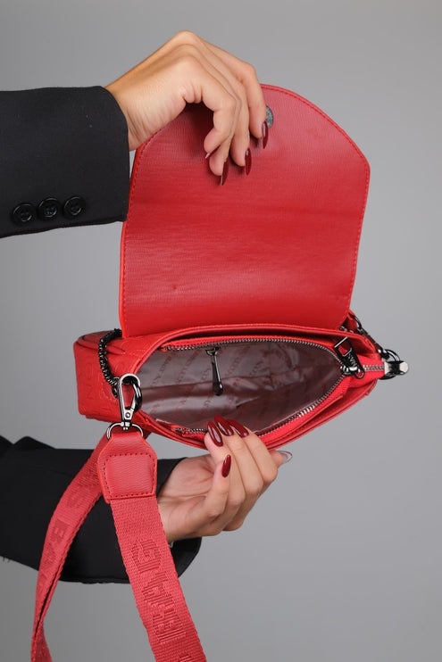 SHALY Cherry Embossed Women's Crossbody Bag