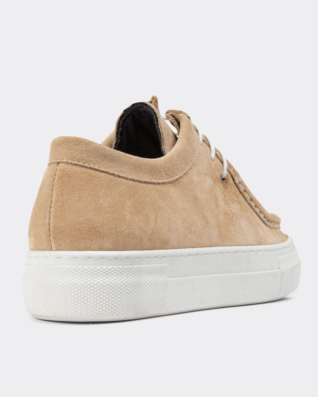 Genuine Suede Mink Color Sneaker Women's Shoes -201