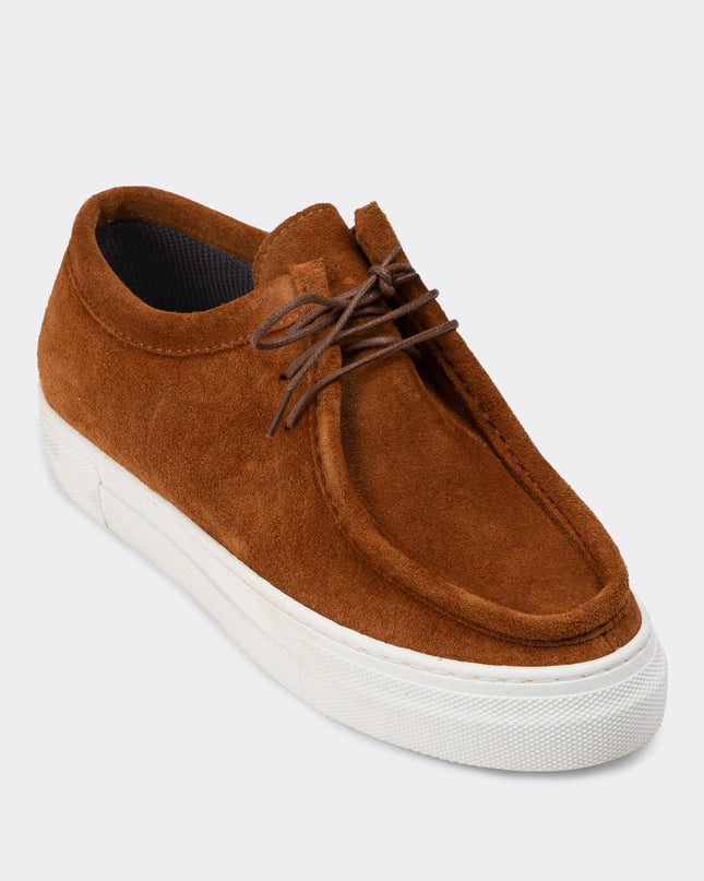 Genuine Suede Mink Color Sneaker Women's Shoes -201