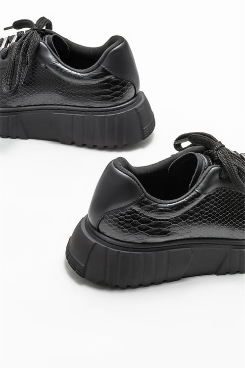 Black Women's Sports Shoes -109