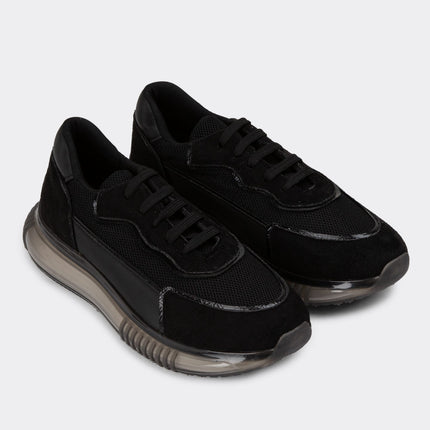 Black Sneaker Women's Shoes -198