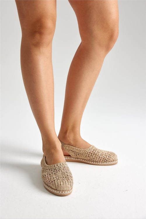 Toretto Women's Espadrille Beige Natural ●5